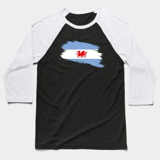 Wales Argentina flag, Welsh Patagonia Baseball T-Shirt